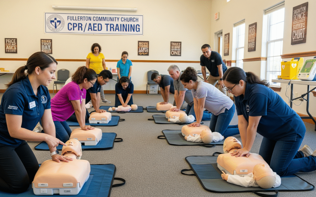 AED and CPR Trained Volunteers